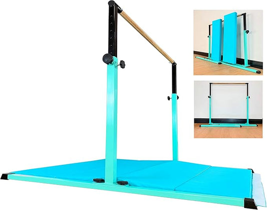 4FT/5FT Gymnastic Bar Set Gymnastics Horizontal Bar Gymnastics Kip Bar for Kids Home Use
