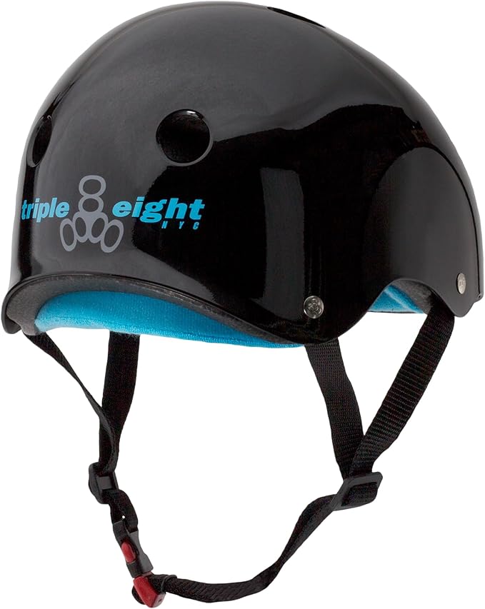Triple Eight Certified Sweatsaver Helmet for Skateboarding, BMX, Roller Derby, Roller Skating, Inline Skating, Scooter and Bike