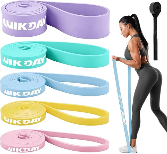 Resistance Bands for Working Out, Exercise Bands, Workout Bands, Pull Up Assistance Bands for Body Stretching Training Physical Therapy Muscle Training for Men & Women