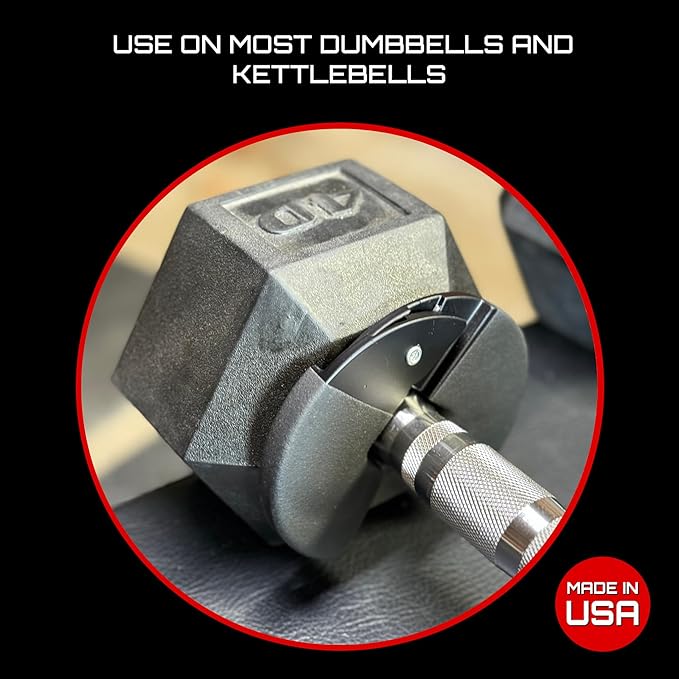 Micro Gainz Dumbbell Fractional 1.25lb Weight Plate, Ideal for Micro Loading, (Choose Color) 4 Piece Fractional Weight Plates, Designed for Dumbbell Training, Made In USA