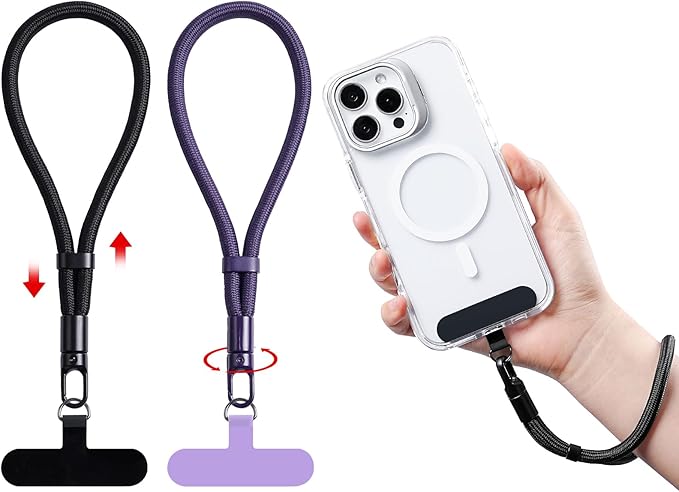 2 Pack Phone Lanyard for Cellphone Case, Phone Wrist Strap for Case, Cellphone Strap Wrist Lanyard for Women and Men