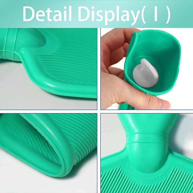 Coffee Enema Bag Kit, Douche Bag Combination Kit for Men and Women 5ft PVC Hose, 2L Capacity Water Colon Detox Cleanse Kit (Green, 2L)