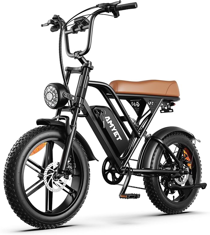V9-G60 Peak 1500W Ebike, 48V 20Ah(960WH) Removable Battery, 72Miles &32MPH,20" Fat Tire Dirt Bike,7 Speed Gears,Dual Shock Absorber, Adults Electric Bike for Mountains, Snow, Sand, Road