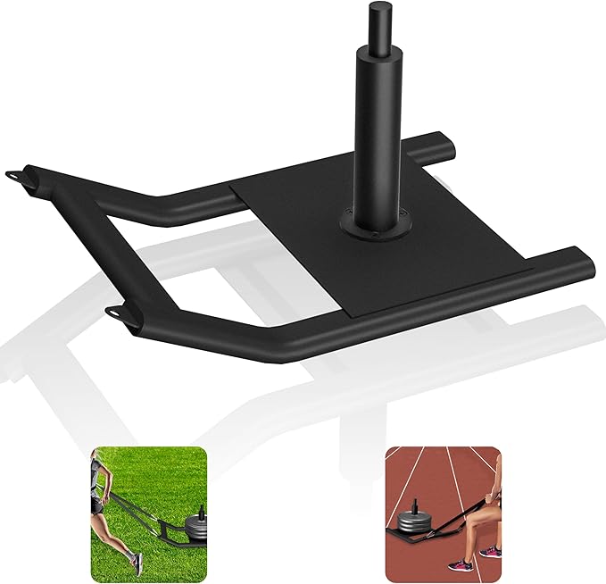 Weight Sled for Training - Heavy Duty Football Sled for Lineman, Sled Pull Workouts, Speed & Strength Training, Football Blocking Sled, Running Sled for Athletes, Weighted Sled for Outdoor & Indoor Workouts
