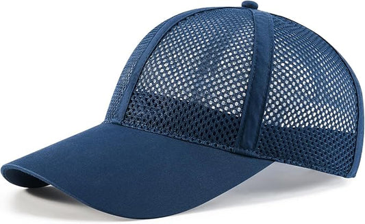 VOBOOM Breathable Full Mesh Baseball Cap for Men, Women, Lightweight Trucker Hats Outdoor Sports Wear