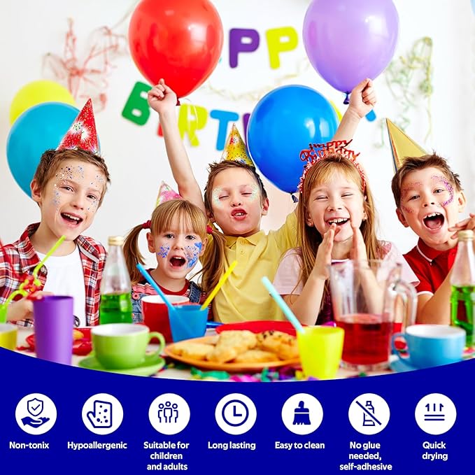 Body Glitter Gel, Face Shimmer Glitters for Women Girls, Long Lasting Sparkly Makeup for Birthday Christmas Festivals, Nails Hair Eyeshadow Paint Accessory (Gold)