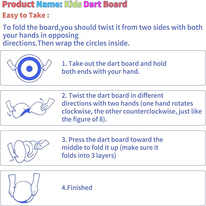 29 Inches Dart Board for Kids，Kids Large Dart Board with Sticky Balls and Darts，Indoor/Outdoor Sport Party Fun Games Toys Birthday Gifts for 3 4 5 6 7 8 9 10 11 12+Year Old Boys Girl