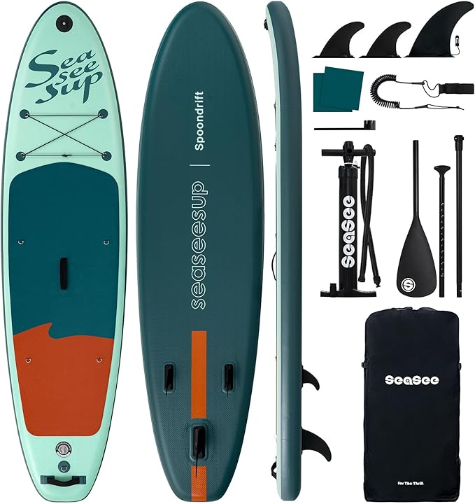 Inflatable Stand Up Paddle Board with Sup Board Accessories, Durable, Lightweight,Wide Stable Design,Wide Non-Slip Deck, Non-Slip Comfort Deck Pink Paddle Board for Women & Girls