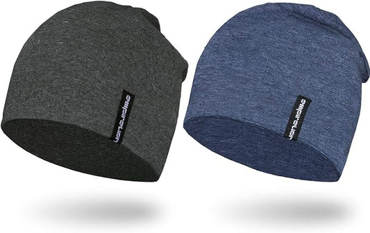 9" Multifunctional Lightweight Beanies Hats Snug Fitting, Running Skull Cap Helmet Liner Sleep Caps