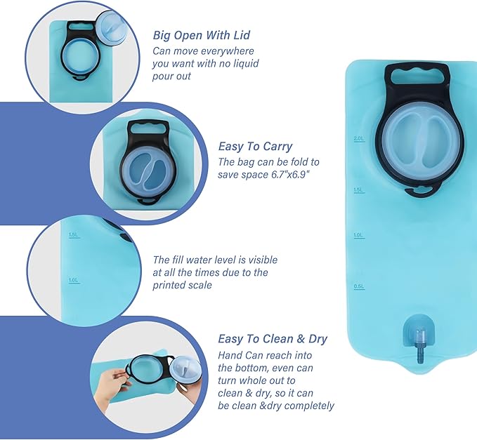 TopQuaFocus Douche Bag kit Home Coffee Enemas with 6.5FT Silicone Tube Portable Enema Bag for Men Women Colon Cleansing Flushing for Colonic Cleanse