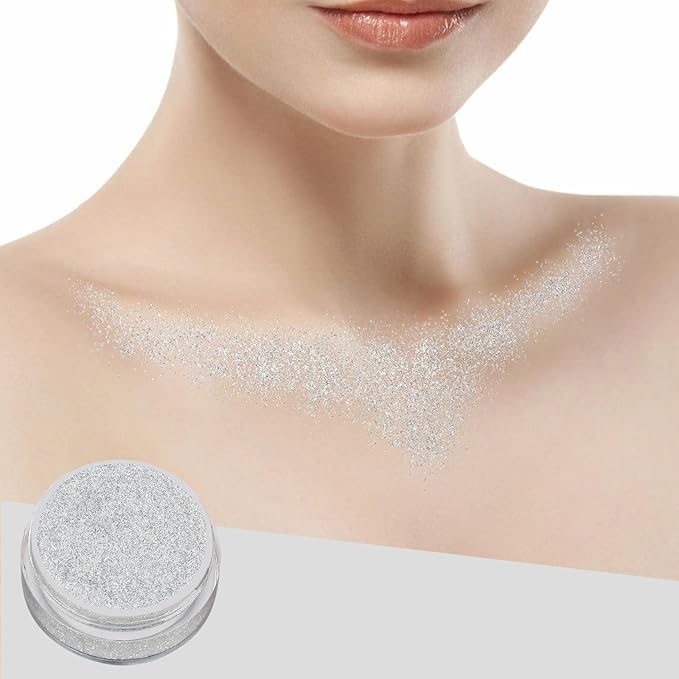 Body Glitter, Face & Body Glitter Gel, Face Glitter Makeup, Hair Glitter, Festival Rave Fine Glitter, 12 Colors