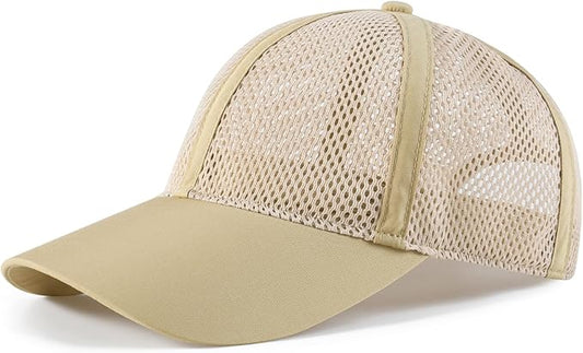 VOBOOM Breathable Full Mesh Baseball Cap for Men, Women, Lightweight Trucker Hats Outdoor Sports Wear