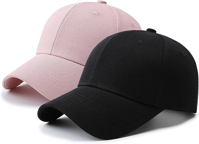 PFFY 2 Packs Baseball Cap Golf Dad Hat for Men and Women