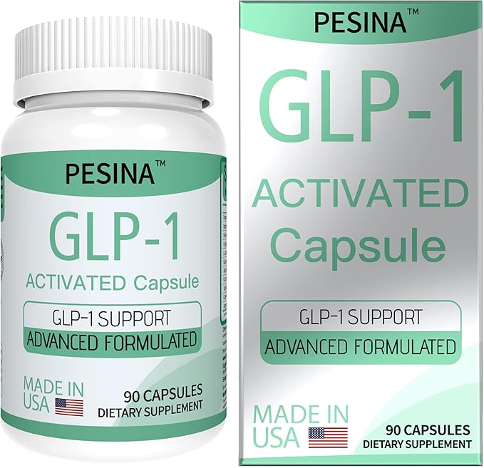GLP-1 Supplement for Women and Men, GLP Activate Expert Formula, GLP1 Naturally Supplement for Hunger & Metabolic Support, Take 3 Times Daily, Before Meal (90 Capsules)