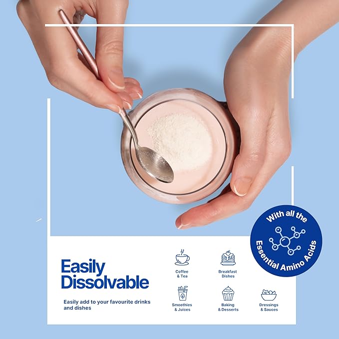 The Intelligent Health Hydrolyzed Collagen Peptides Powder, Grass Fed, High Protein, Unflavored, Gluten-Free, Paleo & Keto Friendly, 10g per Serving (1kg) Supports Skin, Hair, Nails, Joints, & Bones