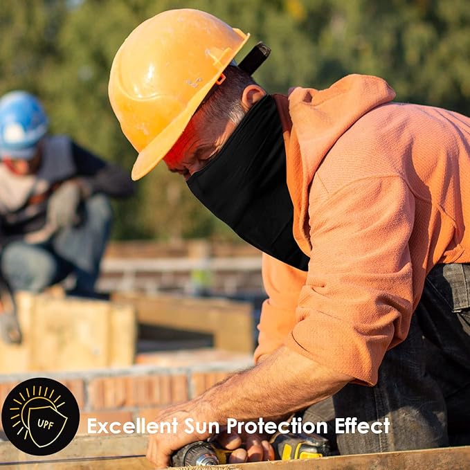 Achiou Balaclava Face Mask, Ski Mask for Men Women Football, Lightweight Sheisty, Ninja Shiesty Sun Hood UV Protector Cycling