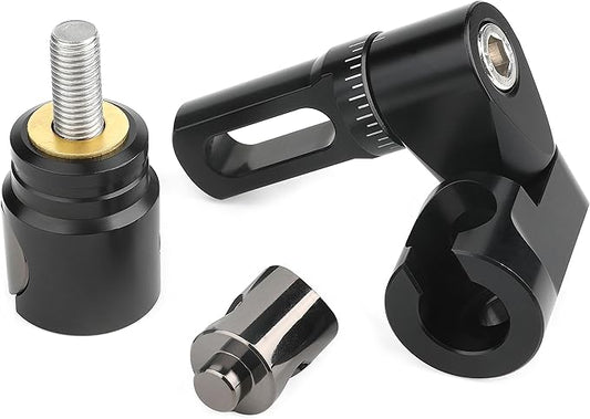 AMEYXGS Bow Stabilizer for Compound Bow, 6" 8" 10" 12" Rod Balance Bar with Damping System and Weights Shock Absorber for Compound Bow Archery Accessory