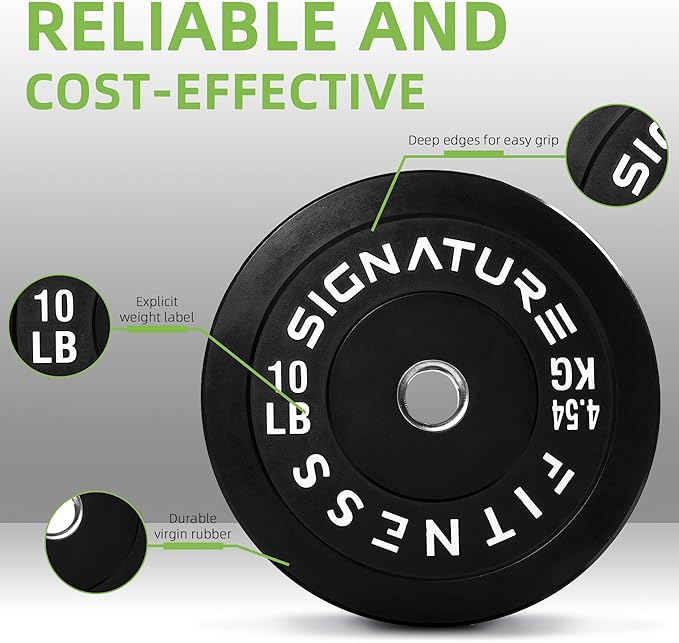 Olympic Bumper Plates Set, 2" Weight Plates for Strength Training & Weightlifting, Paris or Set or Set with Barbell, Multiple Options