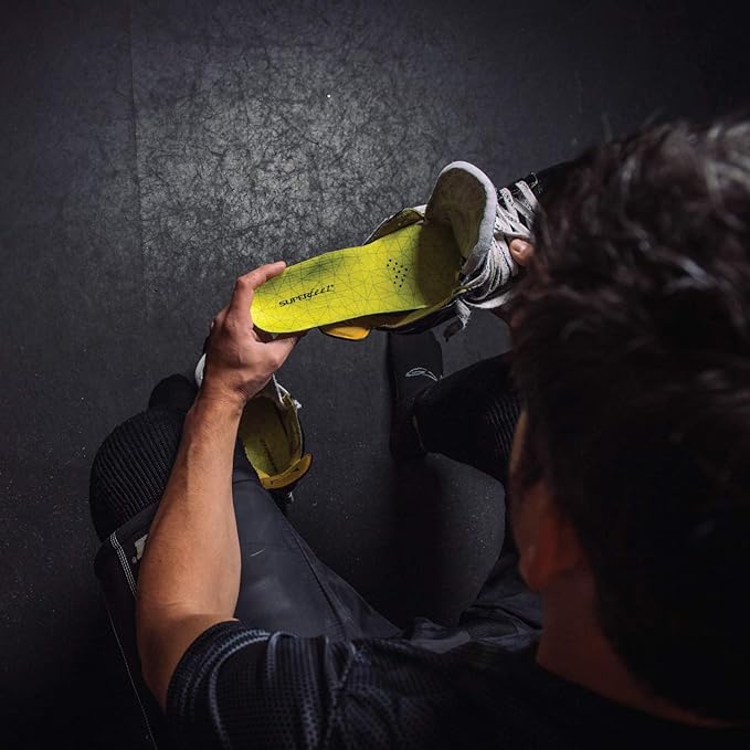 Superfeet Hockey Cushion Insoles - Foam Shoe Inserts for Skates - Professional Grade - Junior Skate Size 3-4