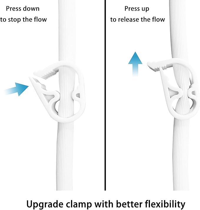 Abyclean Rubber Enema Bag Kit Anal Douche Vaginal Douche Enema Cleaner for Women’s or Man’s Health (Blue-2L)