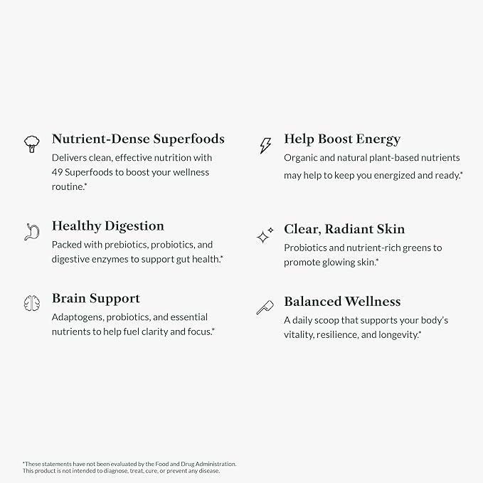 Greens First Gift Set - Limited Edition Glass Carafe & Organic Greens Powder - 49 Superfoods - Prebiotics, Probiotics & Digestive Enzymes - Dairy Free, Vegan & Non-GMO (Mint, 30 Servings)