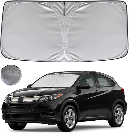 KAYZT Windshield Sun Shade for 2016-2022 Honda HR-V HRV Foldable Sunshade Front Window Custom Fit Car Accessories