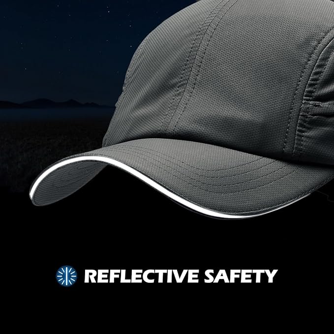 Oversize XL XXL Mens Waterproof Quick Dry Baseball Cap Lightweight Cooling Breathable Sports Hat for Big Heads 23.5"-26"