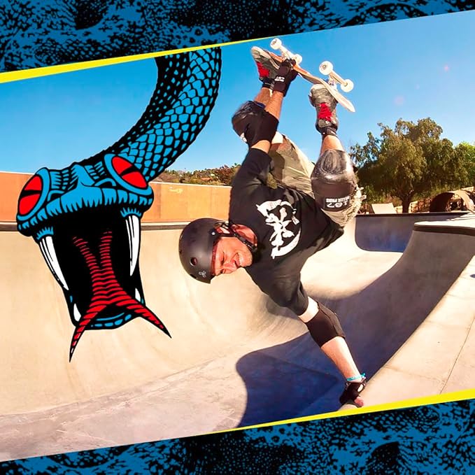 Triple Eight Deep Cover Helmet - Ideal for Skateboarding, Bicycling, BMX, and Roller Skating