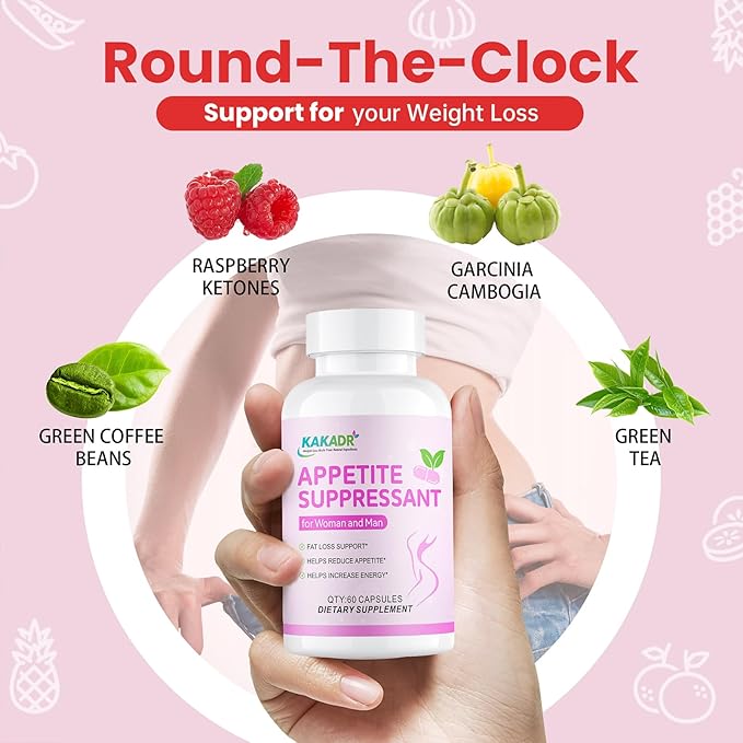 Appetite Suppressant Weight Loss Pills for Women - New Belly Fat Burner for Women | Metabolism Booster, Carb Blocker, Burn Fat 24/7 | Extra Strength Weight Loss Diet Pills - 60 Capsules