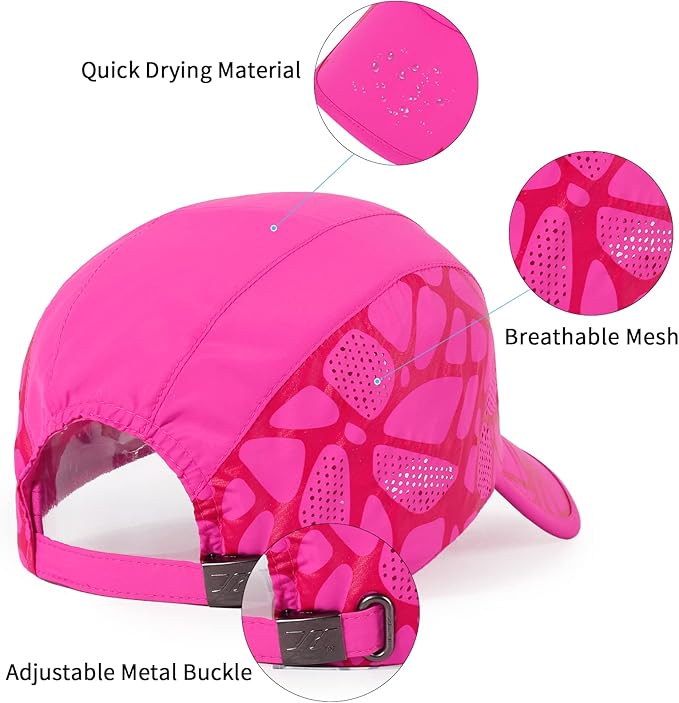Running Hat Outdoor Sun Protection Hat Mesh Quick Dry Hat Thin Cool Baseball Cap for Women and Men