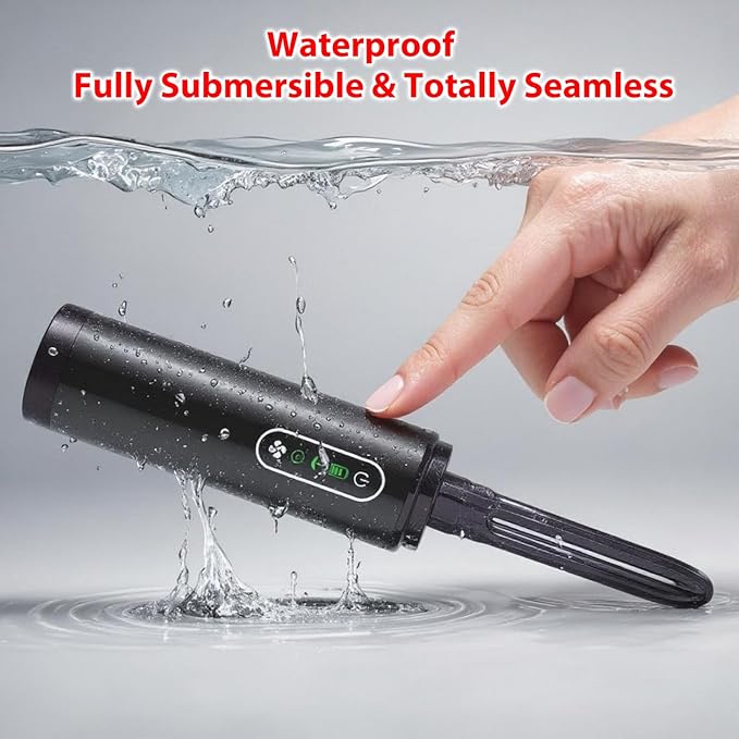 Upgrade Enema Anal Douche , Waterproof Touch Control, Enemas-Douches for Men & Women Colon Cleanse, Shower Enema Bulb-Bottles Kit, Electric Rotating Nozzle, Pressure Spray, Two Douching Modes