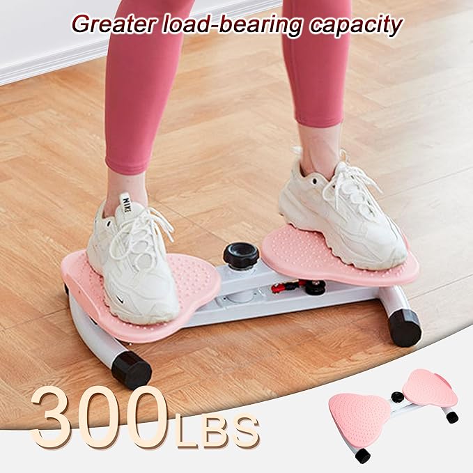 Waist Twist Workout Machine, Ab Machine Weight for Slim Waist and Core Ab Exercise Foot Massage and Weight Loss, Noiseless Home Gym Exercise Equipment for Women Men