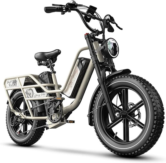 1500W Electric Bike for Adults,48V 20/60Ah Removable Battery Max Range 80Miles & 30MPH Electric Bicycle,20''×4" Fat Tire Ebike,Adult Electric Bicycles for Commute Beach Snow,E-Bike UL Certified