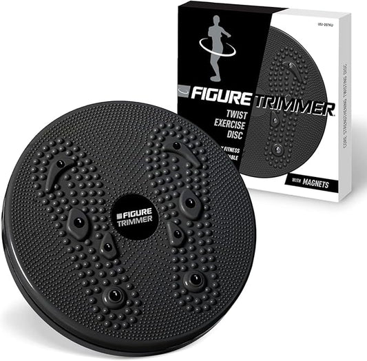 Core Abs Twister Board - Waist Sculptor Twister Board for Core & Ab Exercise - Waist Twisting Disc, Dizzy Disc Twist Board for Slimming Workout with 8 Magnets Reflexology