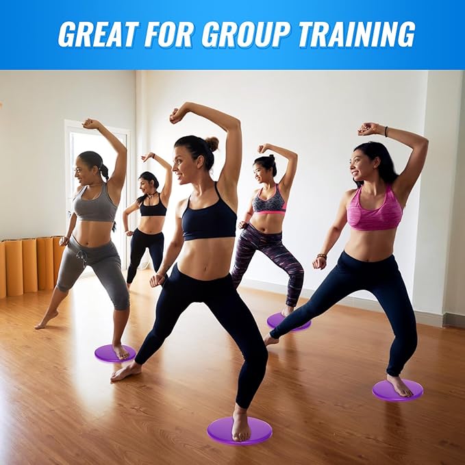 Wettarn 24 Pcs Core Sliders for Working Out Abdominal Exercise Gliding Discs Dual Sided Workout Disc Fitness Sliders Exercise Gear for Gym Floors Training Abdominal Core Strength