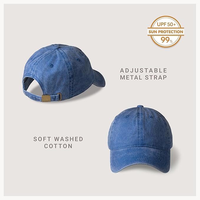 CHOK.LIDS Everyday Premium Dad Hat Unisex Cotton Baseball Cap for Men and Women Adjustable Lightweight Polo Style Curved Brim