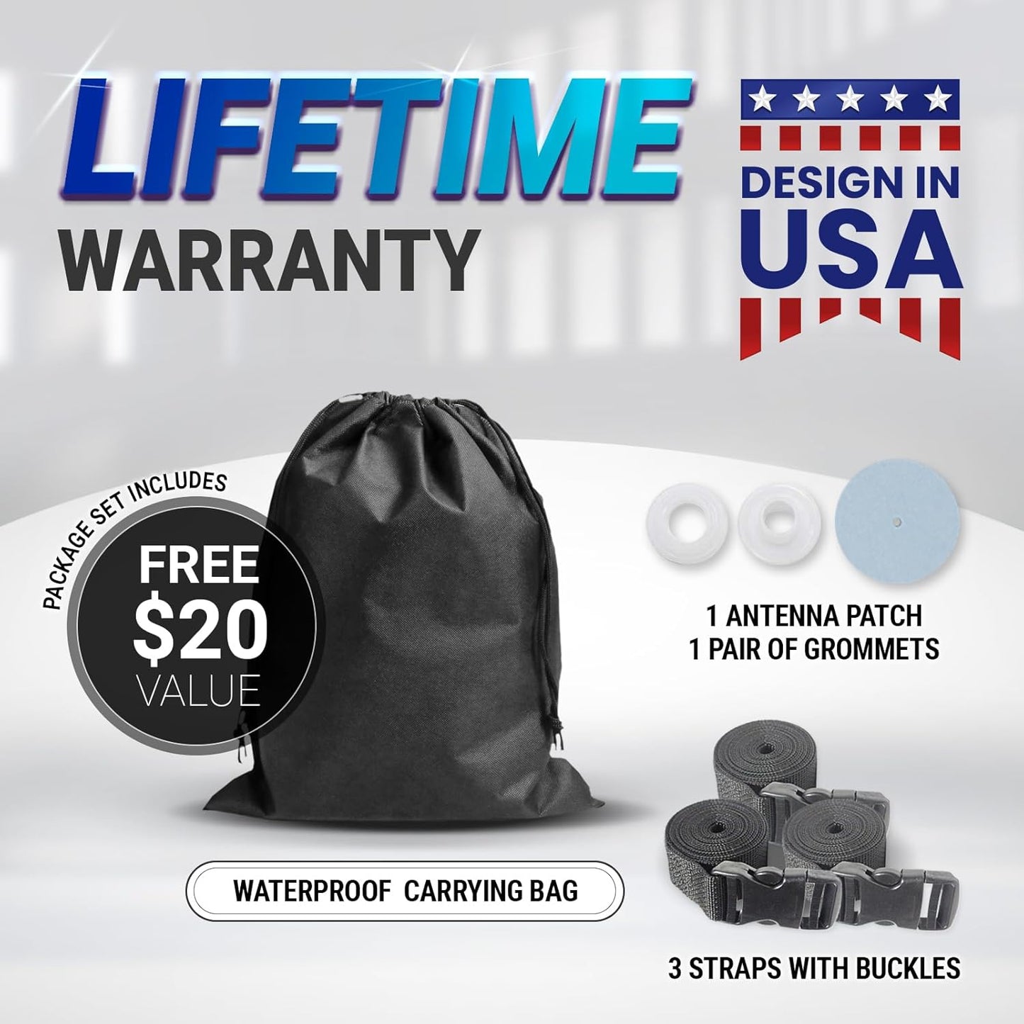 iCarCover Premium Car Cover for 2017-2024 Chevy Camaro ZL1 Heavy Duty Waterproof All Weather Automobiles Custom Fit Indoor Outdoor UV Snow Protection Covers with Straps and Bag