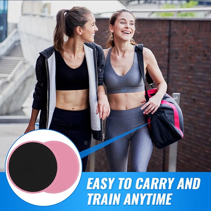 Wettarn 24 Pcs Core Sliders for Working Out Abdominal Exercise Gliding Discs Dual Sided Workout Disc Fitness Sliders Exercise Gear for Gym Floors Training Abdominal Core Strength