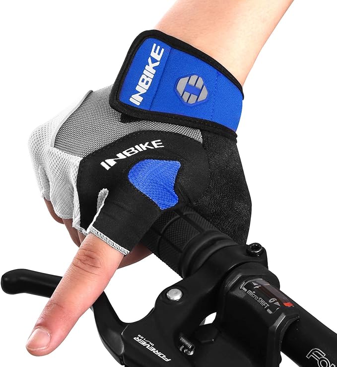 INBIKE 5mm Padded Half Finger Bike Bicycle Cycling Gloves