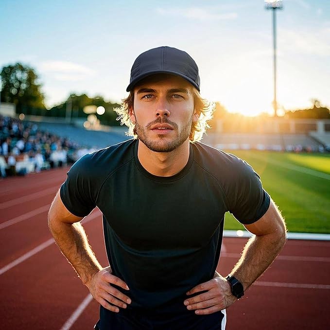 CLAPE Outdoor Sun Visor Hats Lightweight Waterproof Breathable Sports Hat UPF50+ Ultra Thin Cooling Baseball Hats