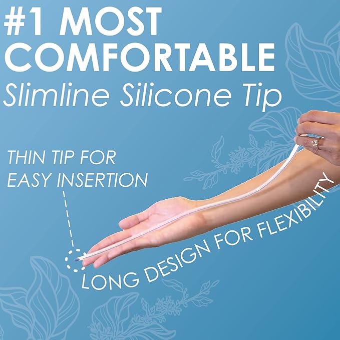 Foret Premium Enema Kit Non-Toxic Silicone Tip, Bag & Eco Detox Gift | Most Comfortable Colon Cleanse | Gerson Therapy Colonics Recommended | BPA & Phthalates Free |Clamp| Easy Instructions | Slim Tip