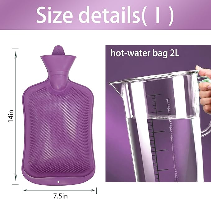 Coffee Enema Bag Kit, Douche Bag Combination Kit for Men and Women 5ft PVC Hose, 2L Capacity Water Colon Detox Cleanse Kit