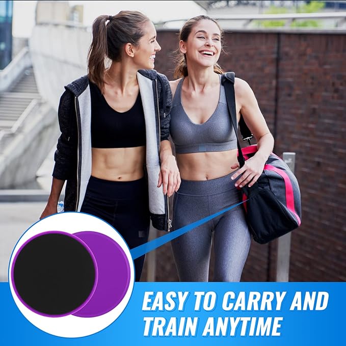 Wettarn 24 Pcs Core Sliders for Working Out Abdominal Exercise Gliding Discs Dual Sided Workout Disc Fitness Sliders Exercise Gear for Gym Floors Training Abdominal Core Strength