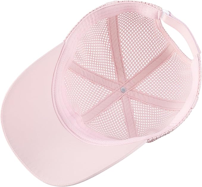 VOBOOM Breathable Full Mesh Baseball Cap for Men, Women, Lightweight Trucker Hats Outdoor Sports Wear