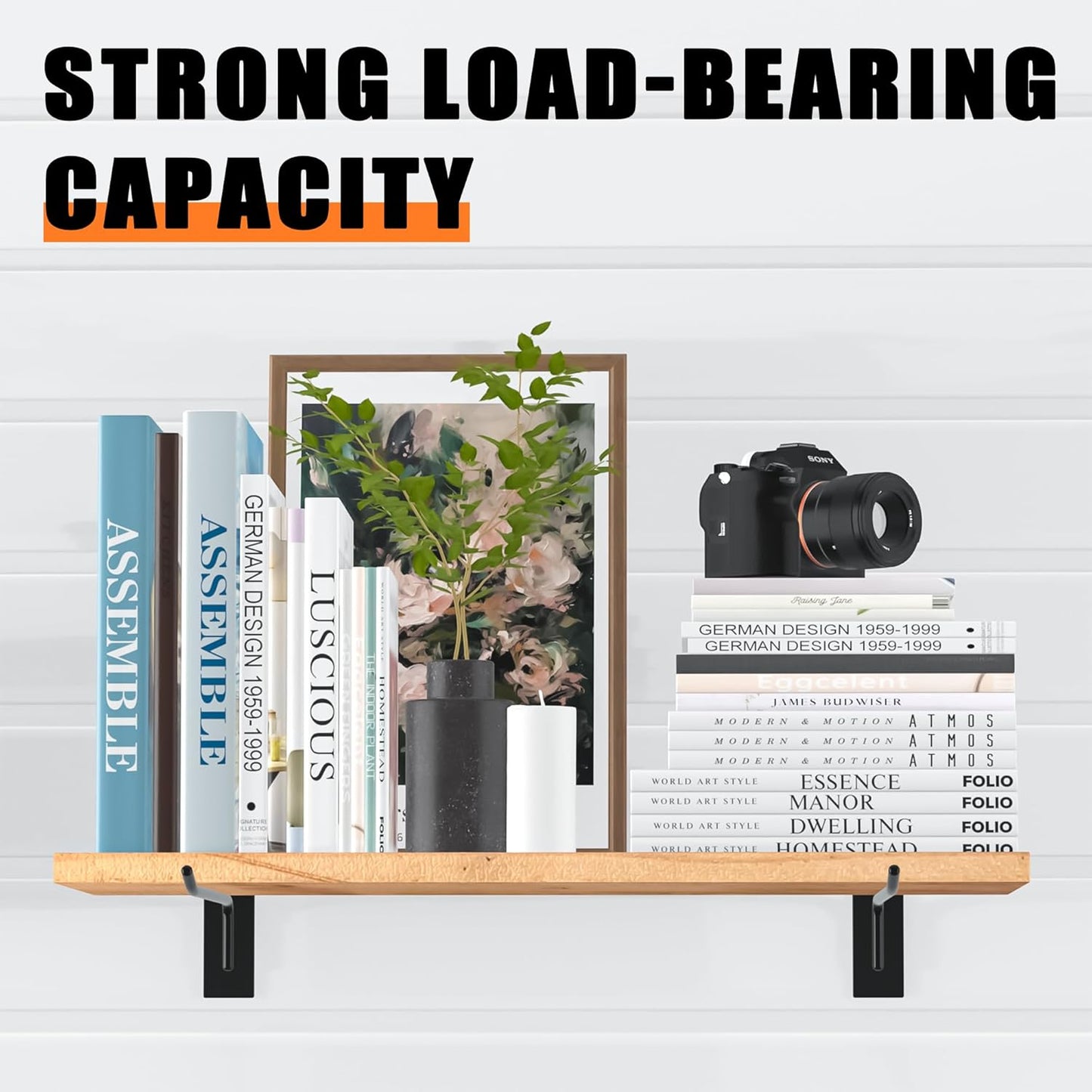 Slatwall Hooks for Wall Storage - 2 Inch, Heavy-Duty Black Metal - 25 Pack for Garage, Retail, & Home Organization