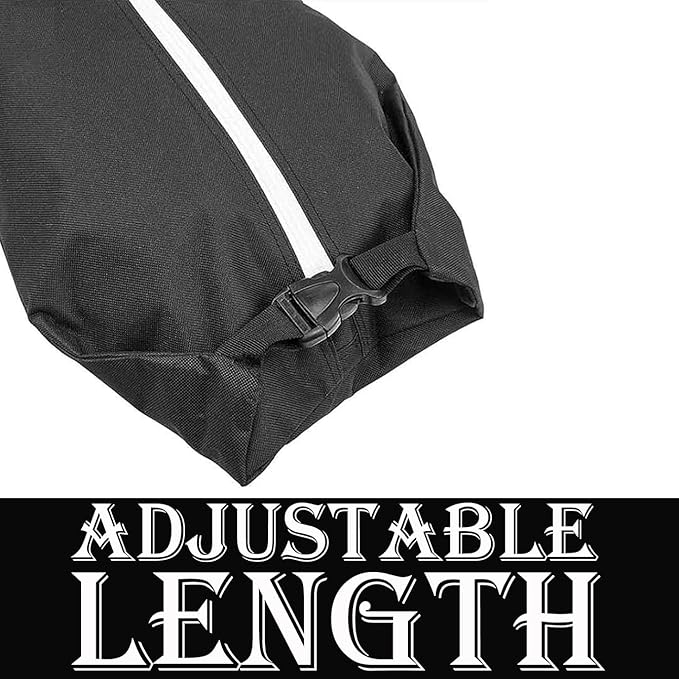 MOOCY Ski Bag for Air Travel, Unpadded Snow Bag Fits Skis Up to 200cm, Carrying Bag for Adults and Children