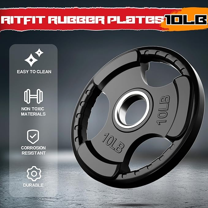 RitFit Adjustable Leg Press and Hack Squat Machine with Weight Plate Set, Professional Home Gym Equipment with Linear Bearings, Specialized for Complete Lower Body Workouts and Weight Storage Posts