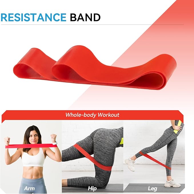 5 in 1 Foam Roller Set, High Density Fitness Exercise Foam Roller for Deep Tissue Muscle Massage, Massage Roller, Massage Ball, Resistance Band, for Whole Body(Purple)