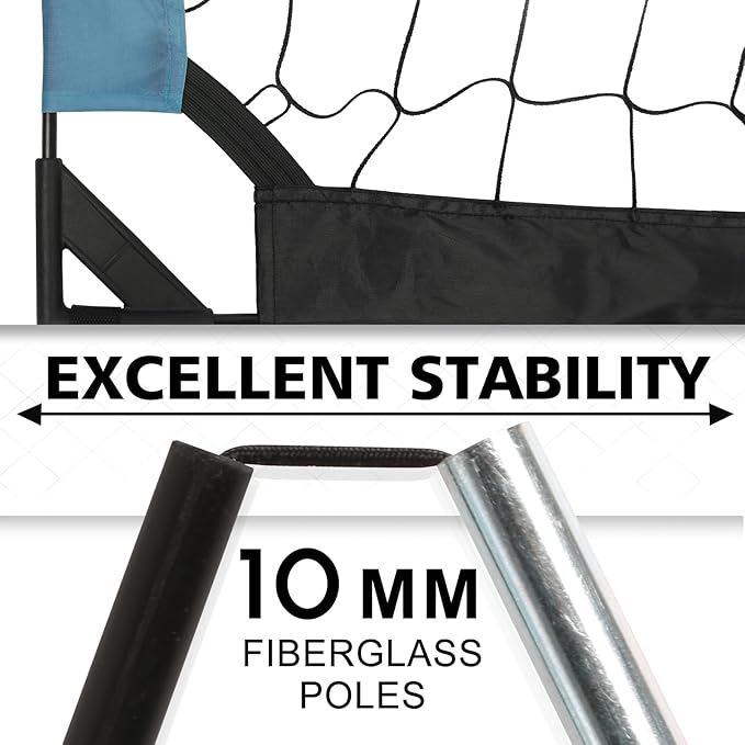 Kids Soccer Goal for Backyard, 6x4 9x5 FT Portable Soccer Nets Pop Up with Ball, Agility Ladder, Cones, Target & Carry Bag for Toddler Youth Outdoor Indoor Training Practice Sports Games Play