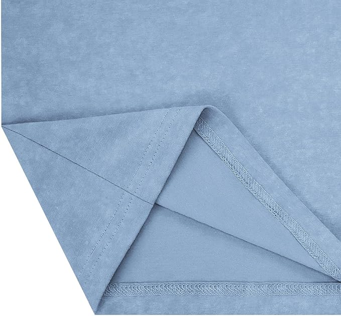 LOGEEYAR Men's Athletic Washed T-Shirts Basic Crew Neck Tees Tops Causal Distressed Cotton T Shirts for Men